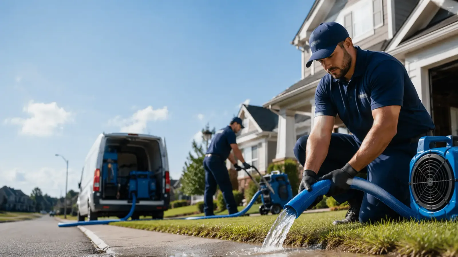 Flood Damage Restoration in Sadler, TX